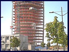 Turning Torso under construction aug 2003